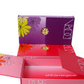 Paper Gift Boxes for Cosmetic with Double Doors Closure, Matte Lamination Custom Logo or Artwort